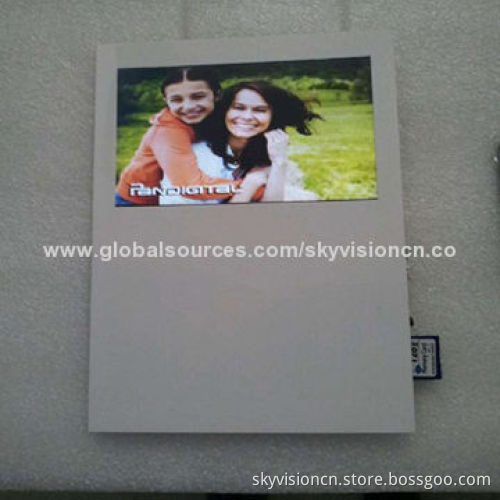 Digital photo frame with battery with front button